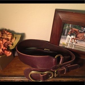 Ralph Lauren Equestrian Inspired Leather Belt. COPY of previous listing.